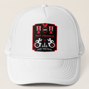 Rollstuhl Murderball Sportswear Truckerkappe
