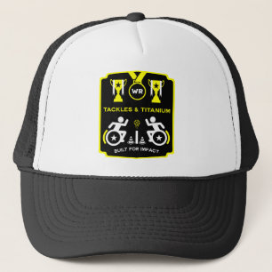 Rollstuhl Murderball Sportswear Truckerkappe