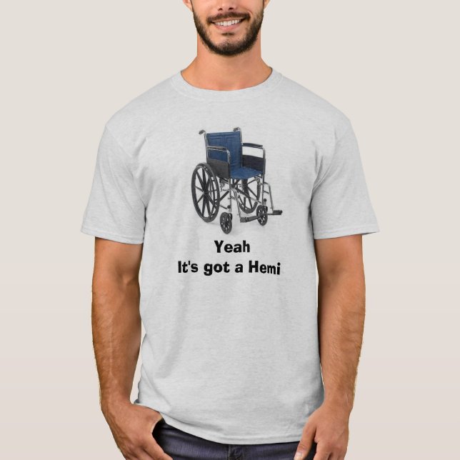 Rollstuhl T-Shirt (Vorderseite)