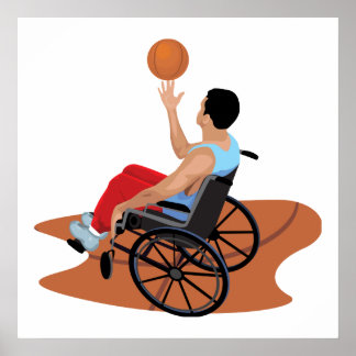 Rollstuhlbasketball Poster