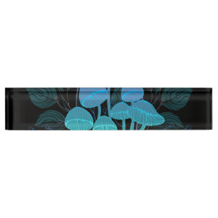 Rollstühle in Bushes Namensplakette