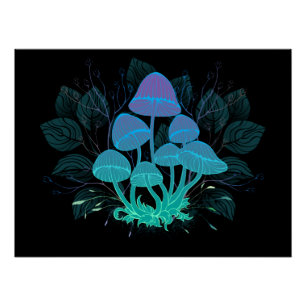 Rollstühle in Bushes Poster