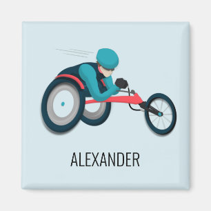 Rollstuhlfahren Magnet
