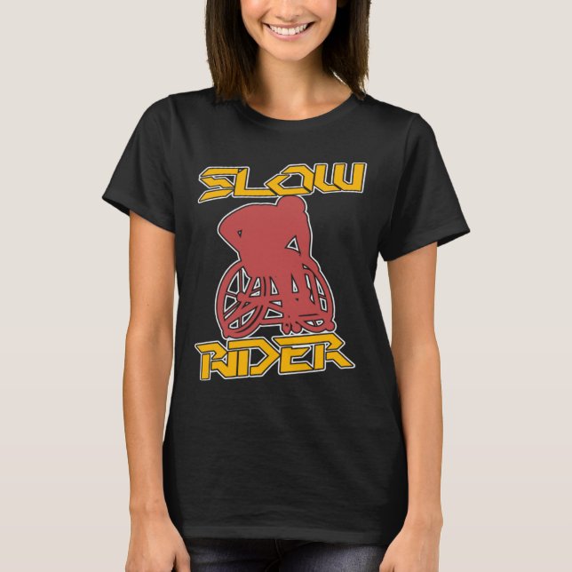 Rollstuhlfahrer mit Mit Behinderung Behinderung Lo T-Shirt (Vorderseite)