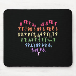 Rollstuhlfahrer Tetraplegiker Paraplegiker Behinde Mousepad