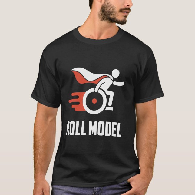 Rollstuhlfahrzeug Rollmodell T-Shirt (Vorderseite)