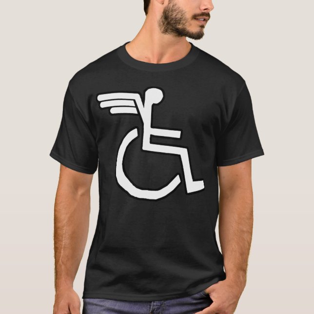 ROLLSTUHLFLIEGER! T-Shirt (Vorderseite)