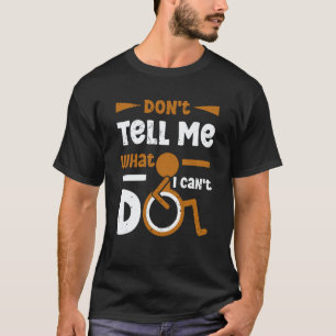 Rollstuhlfußamputierter Bewusstseinsamputation Unt T-Shirt