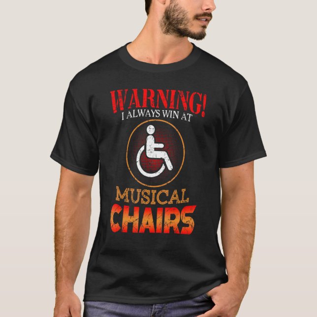 Rollstuhlhumor Behinderung Behinderung Behinderung T-Shirt (Vorderseite)
