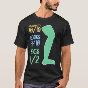 Rollstuhlleg Amputee T-Shirt