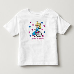 RollstuhlPrinzessin Kleinkind T-shirt