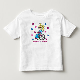 RollstuhlPrinzessin Kleinkind T-shirt