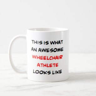 Rollstuhlsportler, phantastisch kaffeetasse