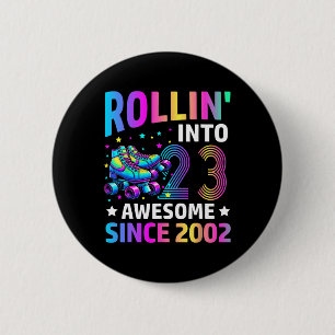 Rollt in 23 Jahre alte Skates zum 23. Geburtstag G Button