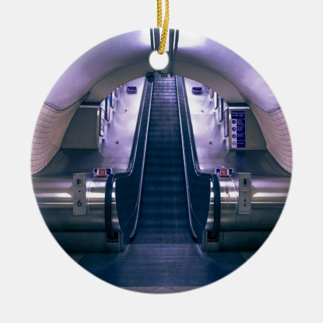 Rolltreppe Keramikornament (Vorne)