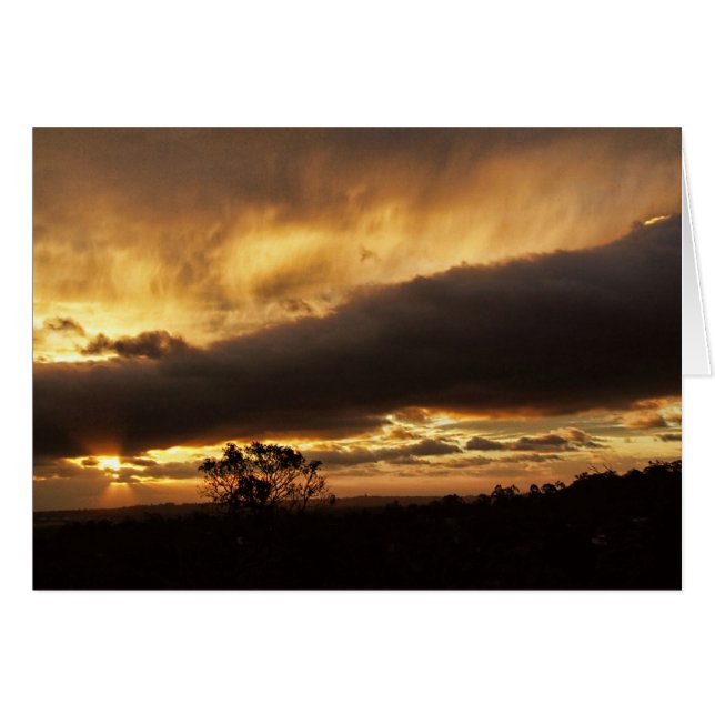 Rollwolkenkarte (Vorderseite (Horizontal))