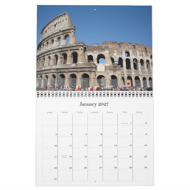 Rom 2008 kalender (Jan 2027)