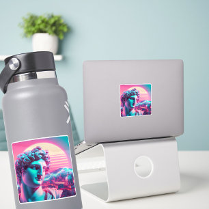 Rom Ätherische Skulptur Vaporwave Retrowave Aufkleber