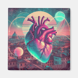 Rom | Ätherischer Träumerischer Urbaner Vaporwave Magnet