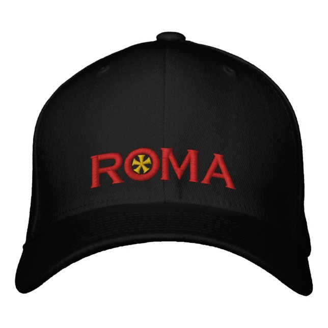 Rom Bestickte Kappe (Vorderseite)