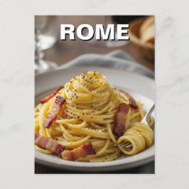 Rom Carbonara Italien Reisen Postkarte