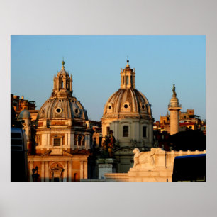 Rom Church Domes Poster