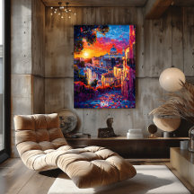 Rom City Skyline Poster - Historische italienische