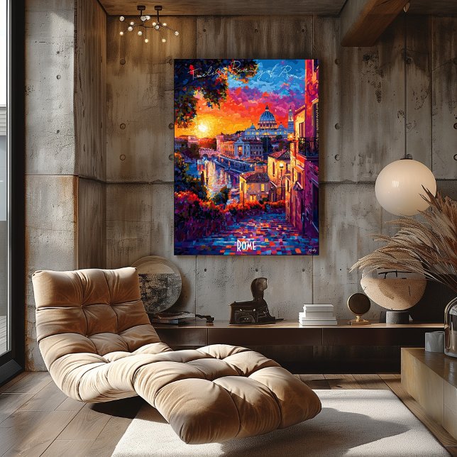 Rom City Skyline Poster - Historische italienische (Von Creator hochgeladen)