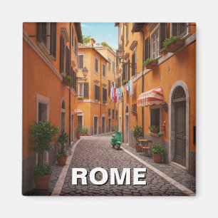 Rom Cobblestone Straße Italien Magnet