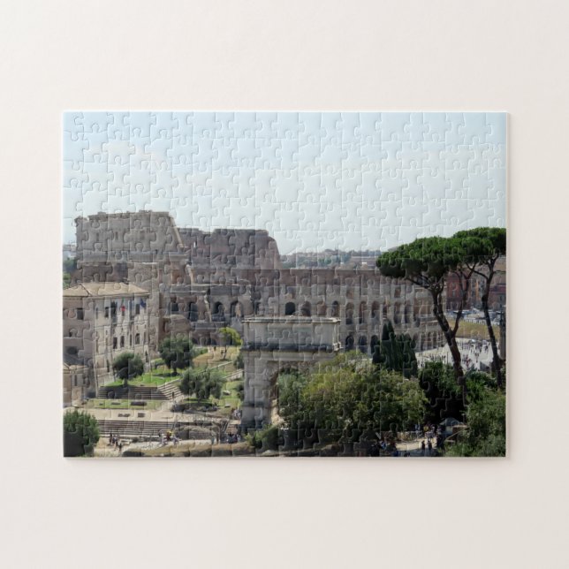 Rom Colosseum und römisches Forum-Puzzlespiel Puzzle (Horizontal)