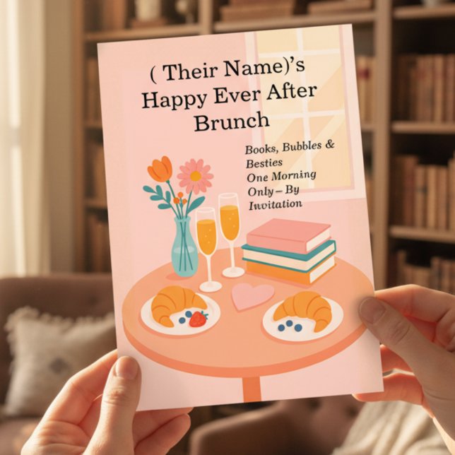 Rom-Com Brunch Book Club Birthday Party Einladung (Von Creator hochgeladen)