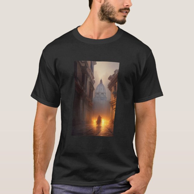 Rom Dunkle Akademie-Fantasy Gotik T-Shirt (Vorderseite)