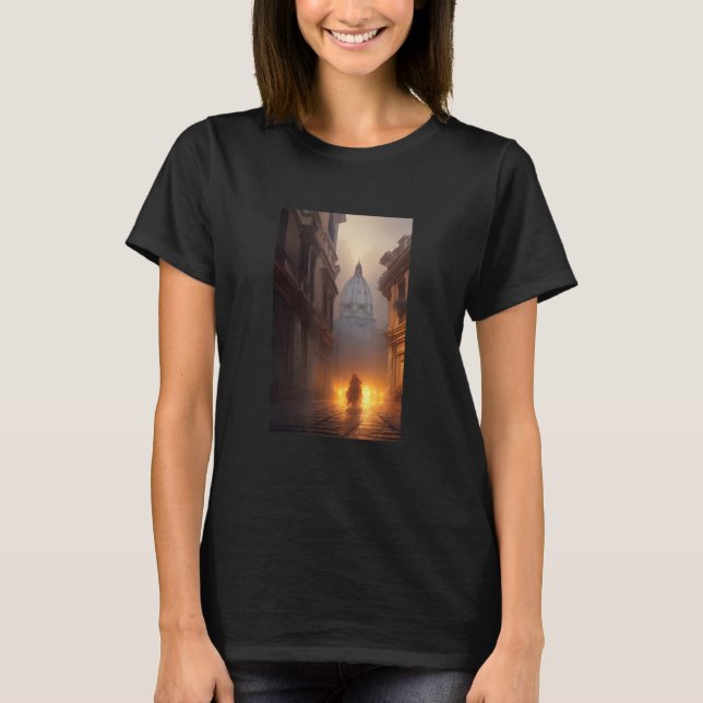 Rom Dunkle Akademie-Fantasy Gotik T-Shirt (Vorderseite)