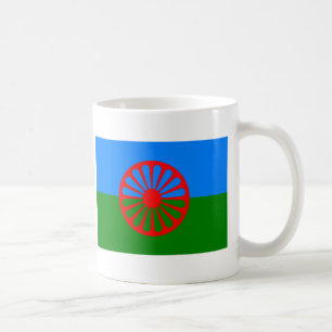 Rom-Flagge (Romani Flagge) Kaffeetasse