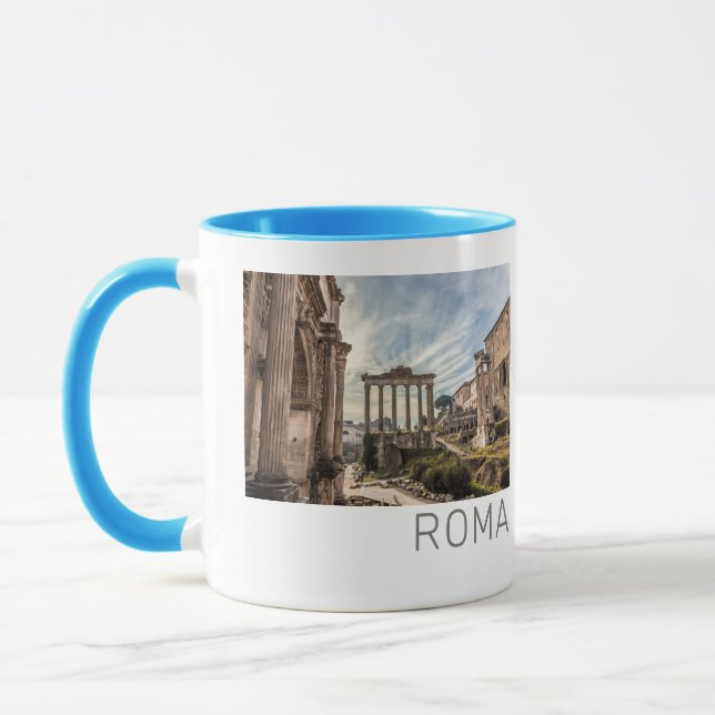 Rom Forum Romanum Italien Feiertag Souvenir Tasse (Links)