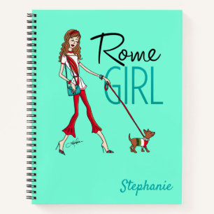 Rom Girl Mint Travel Notizbuch