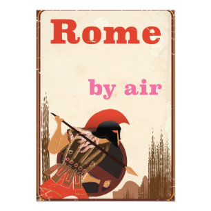 Rom Gladiator Flugreiseplakat Fotodruck