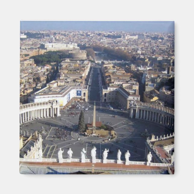 Rom Heilige Petrus Basilika Magnet (Vorne)