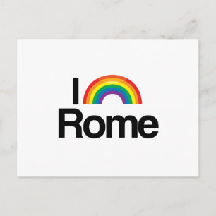 ROM - I LIEBE PRIDE -.pnng Postkarte