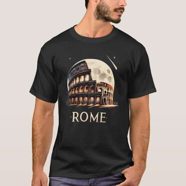 Rom in der Nacht T-Shirt (Vorderseite)