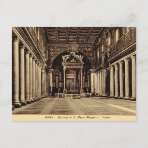 Rom, Innenansicht von Santa Maria Maggiore Postkarte
