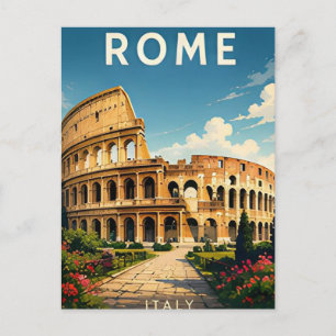 Rom Italien Antike Ruinen Italienische Hauptstadt Postkarte