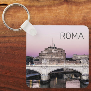 Rom Italien Castel Sant'Angelo Bridge Schlüsselanhänger