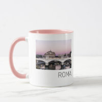Rom Italien Castel Sant'Angelo Brücke Sonnenunterg