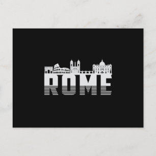 Rom Italien City Skyline Cityscape Funny Geschenk Postkarte