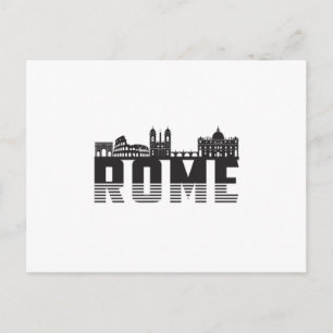 Rom Italien City Skyline Cityscape Funny Gift Idee Postkarte
