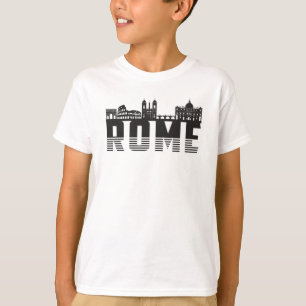Rom Italien City Skyline Cityscape Funny Gift Idee T-Shirt