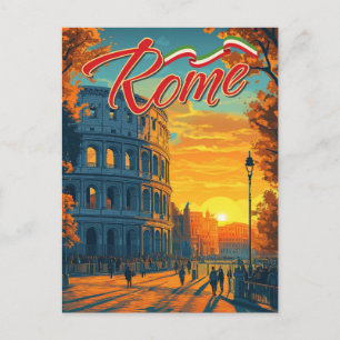 Rom, Italien: Colosseum-Abenteuer-Reise Postkarte