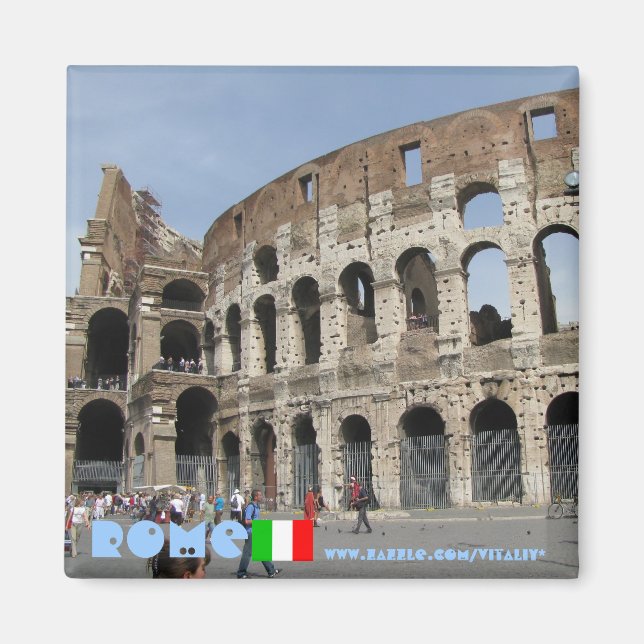 Rom - Italien - cooles Magnetdesign Magnet (Vorne)