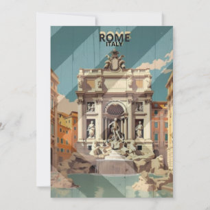 Rom - Italien Der beste Ort für einen Besuch Einladung